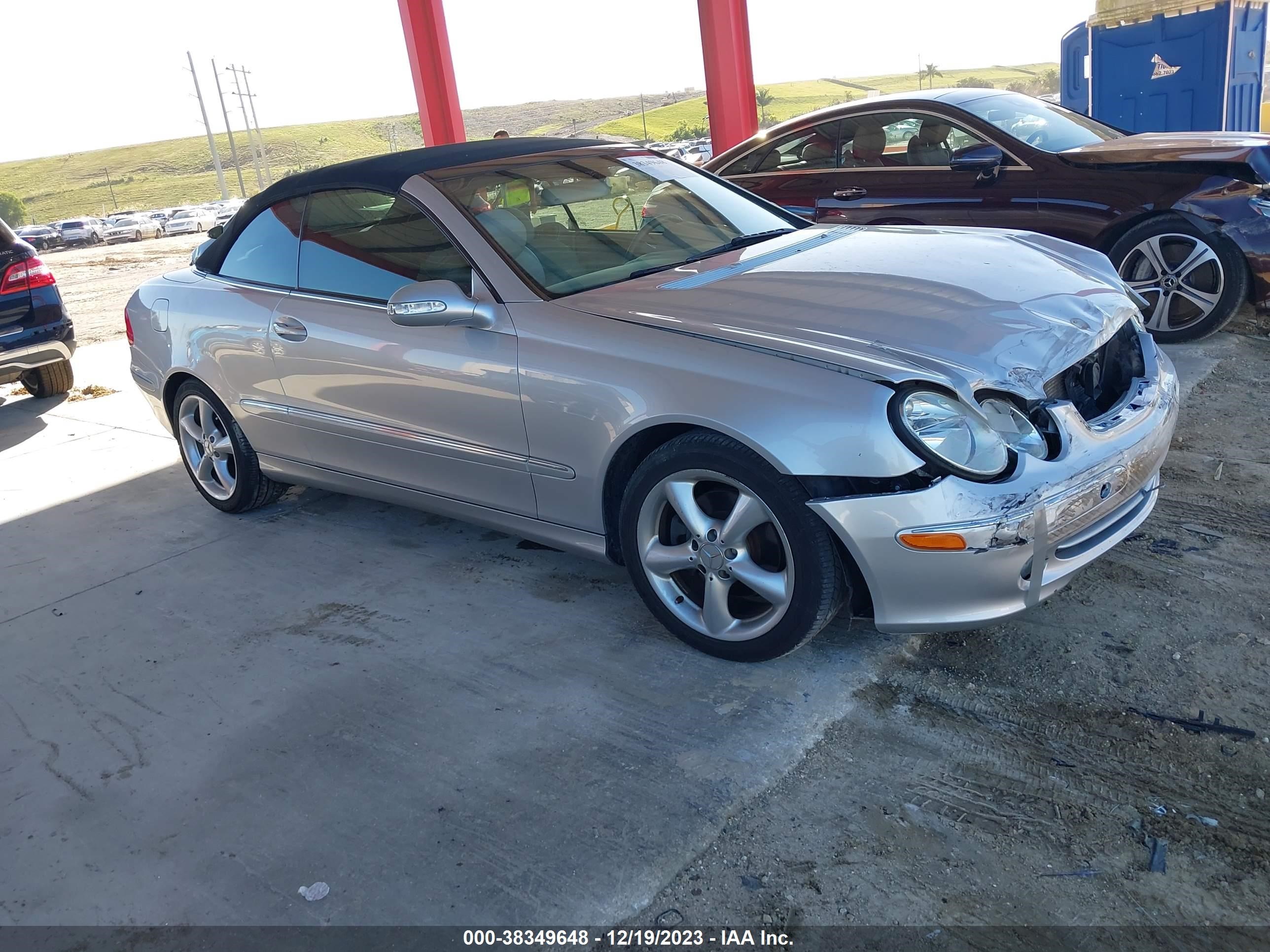 MERCEDES-BENZ CLK-KLASSE 2005 wdbtk65j45f161045