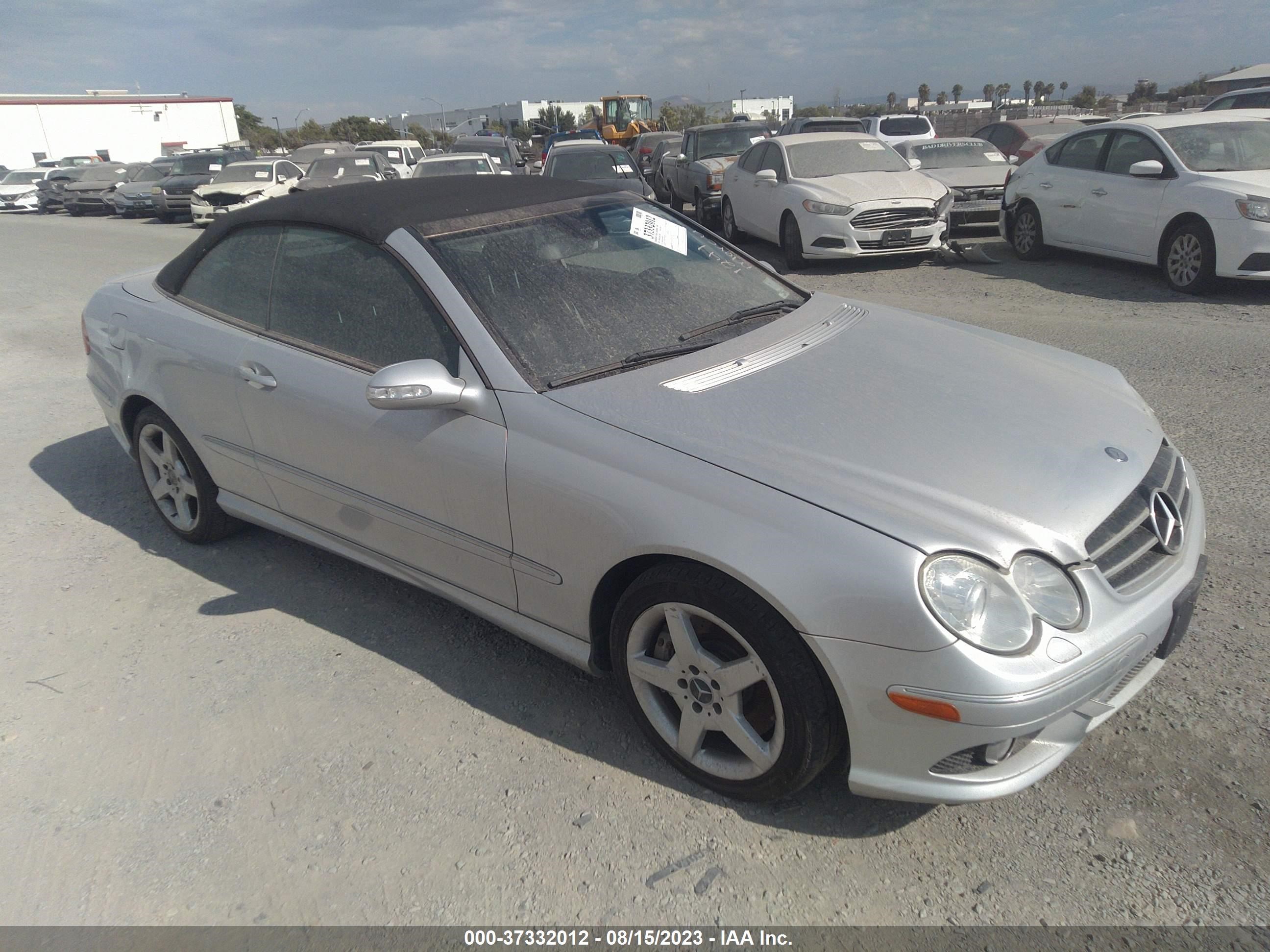 MERCEDES-BENZ CLK-KLASSE 2007 wdbtk72fx7t082179