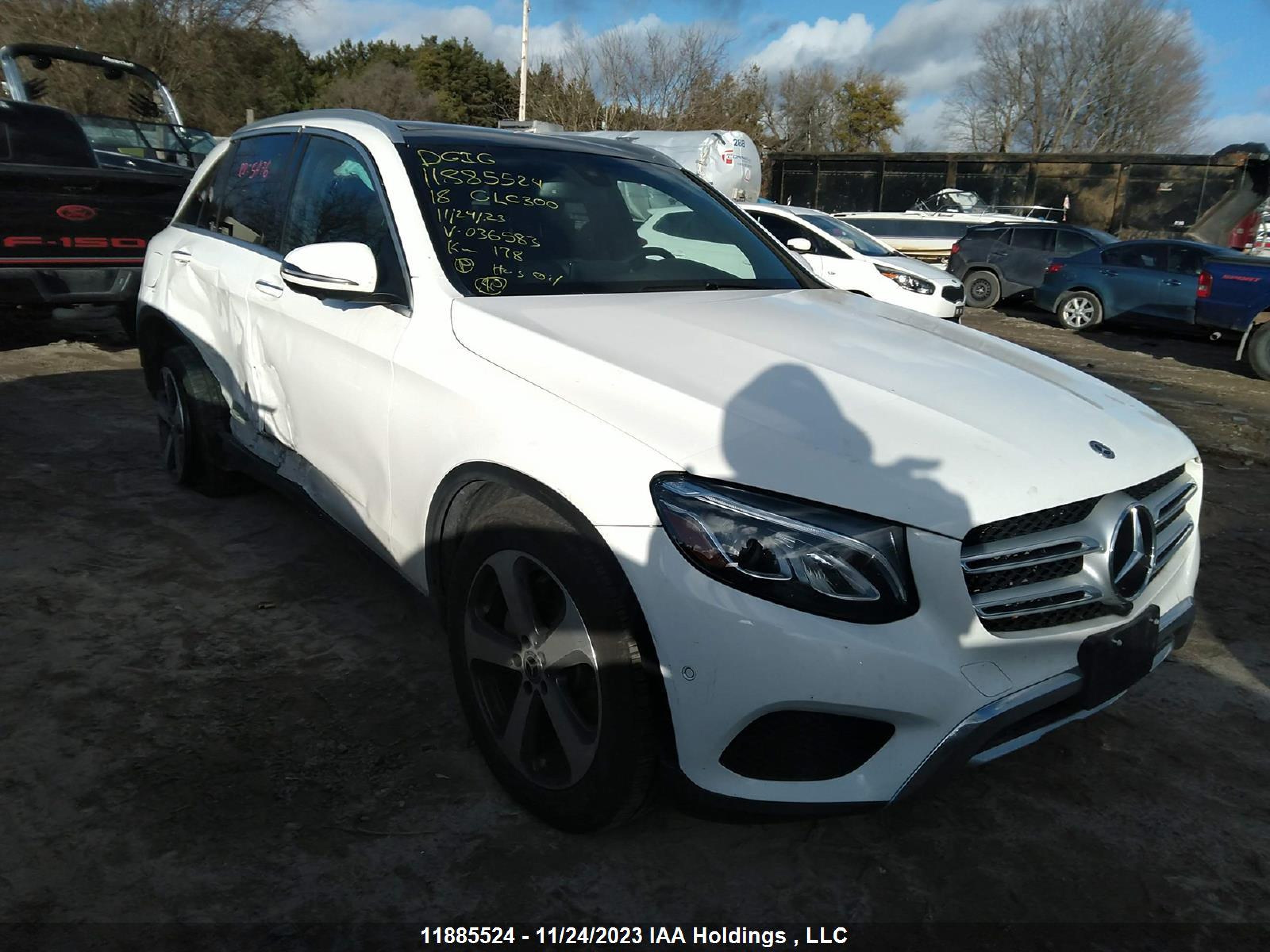 MERCEDES-BENZ GLC 2018 wdc0g4kb8jv036583