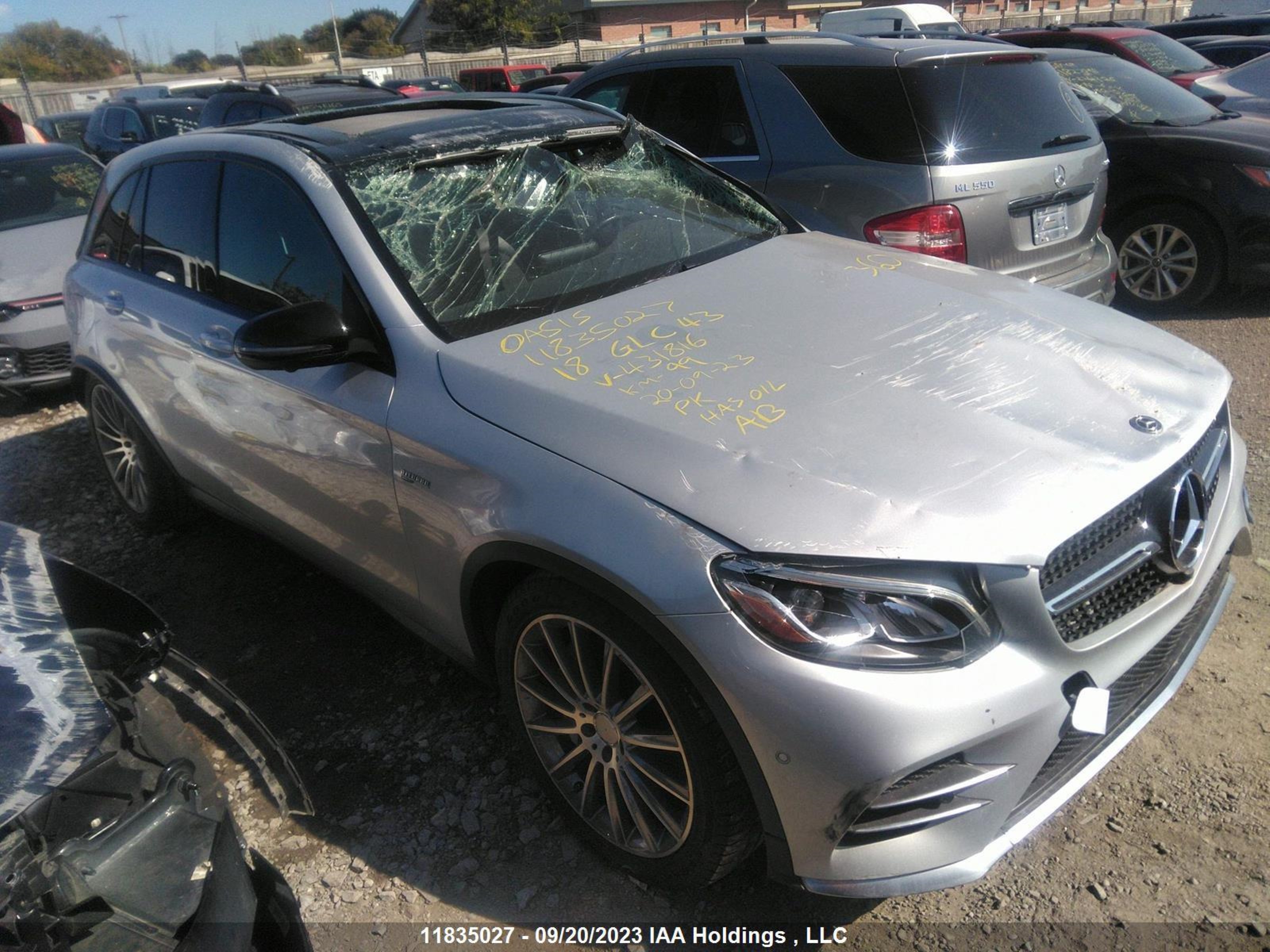 MERCEDES-BENZ GLC 2018 wdc0g6eb6jf431816