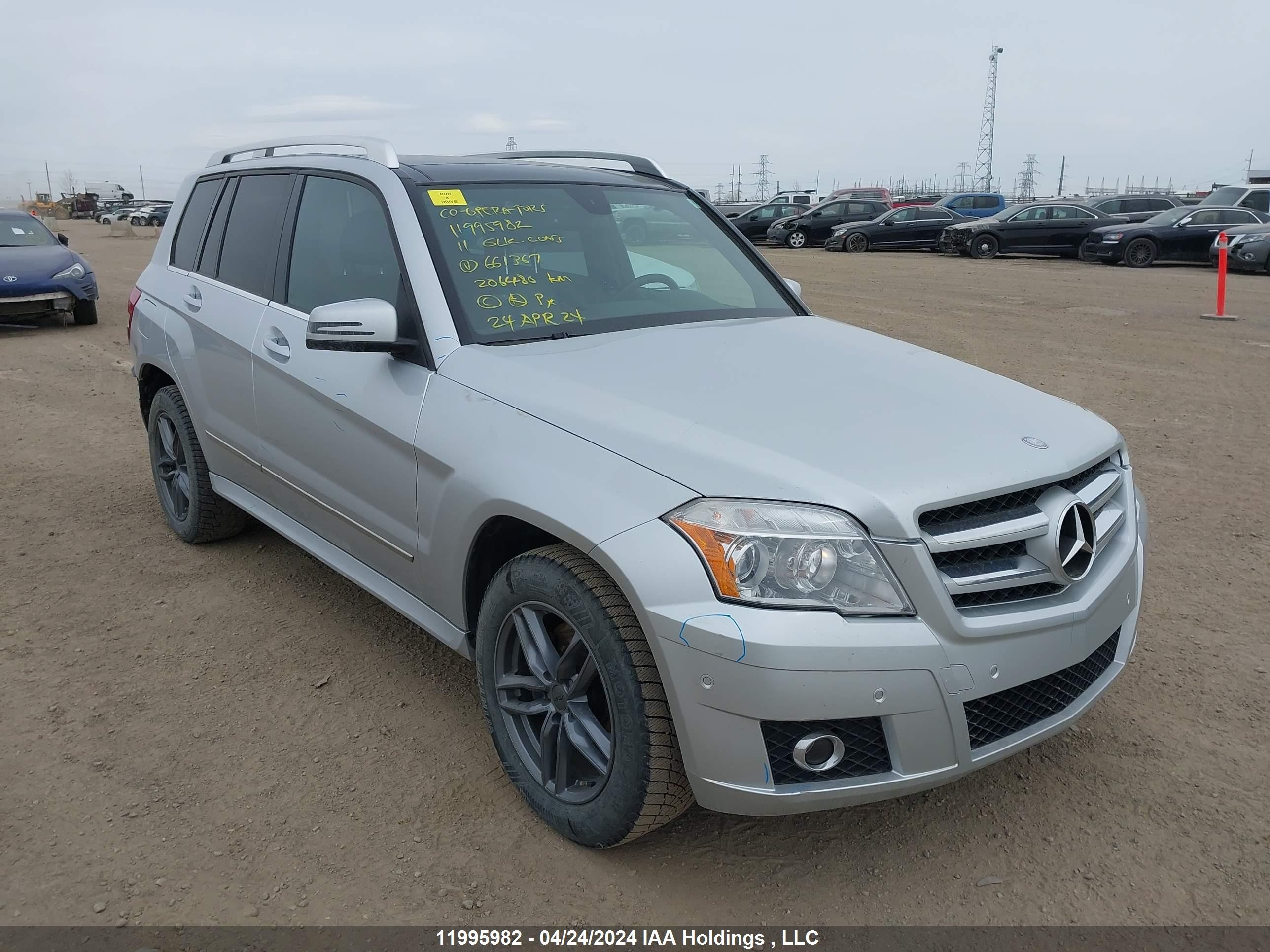 MERCEDES-BENZ GLK-KLASSE 2011 wdcgg8hb3bf661367