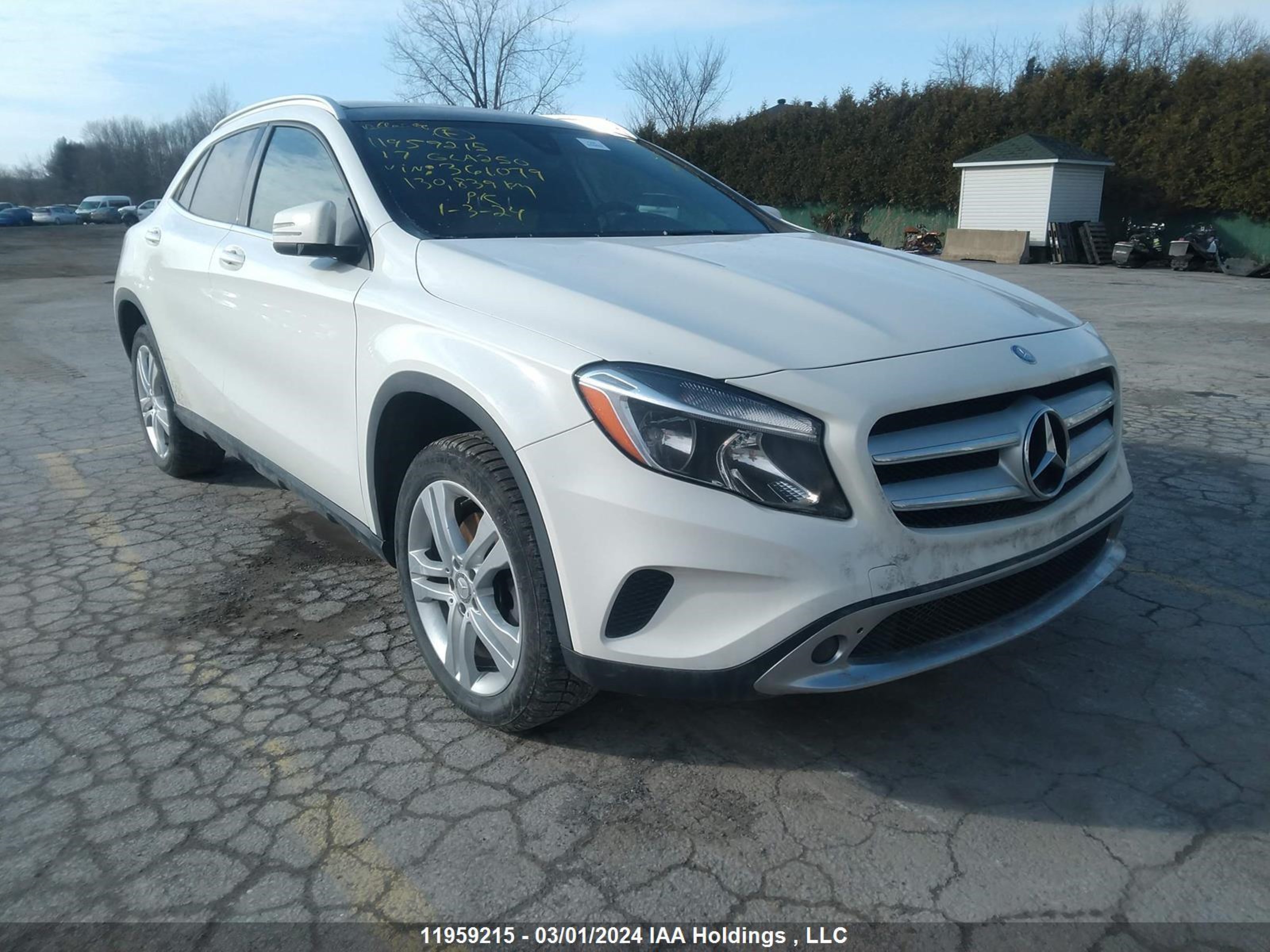 MERCEDES-BENZ GLA-KLASSE 2017 wdctg4gb1hj361079