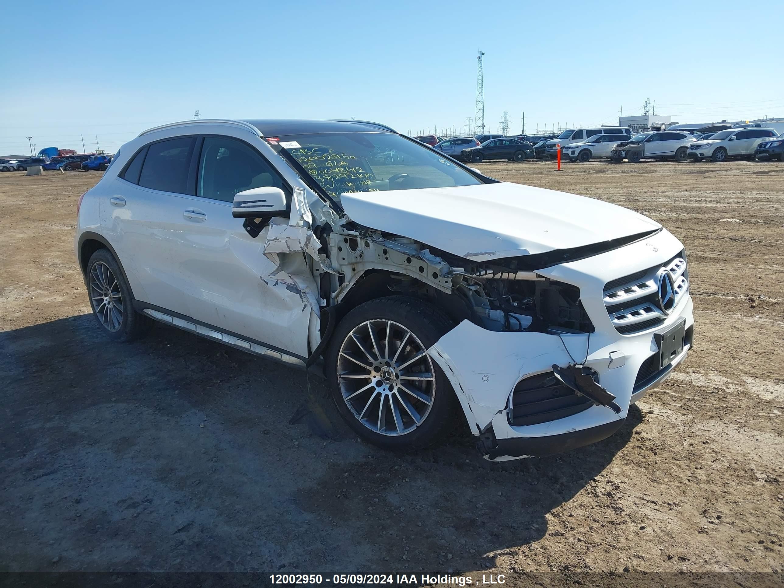 MERCEDES-BENZ GLA-KLASSE 2019 wdctg4gb4ku004842