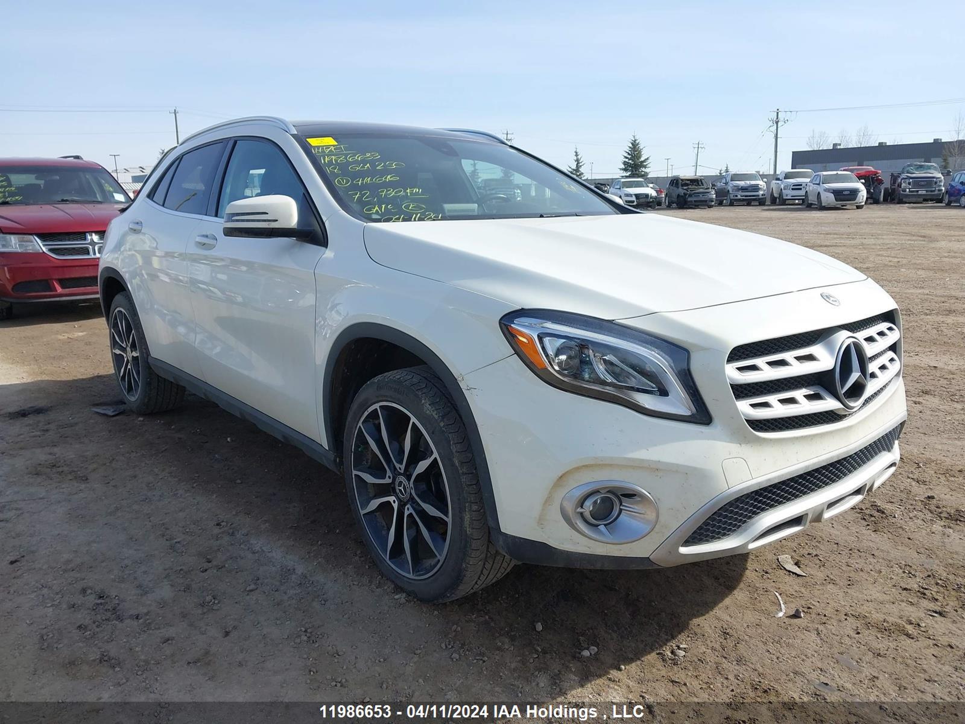 MERCEDES-BENZ GLA-KLASSE 2018 wdctg4gb5jj414646