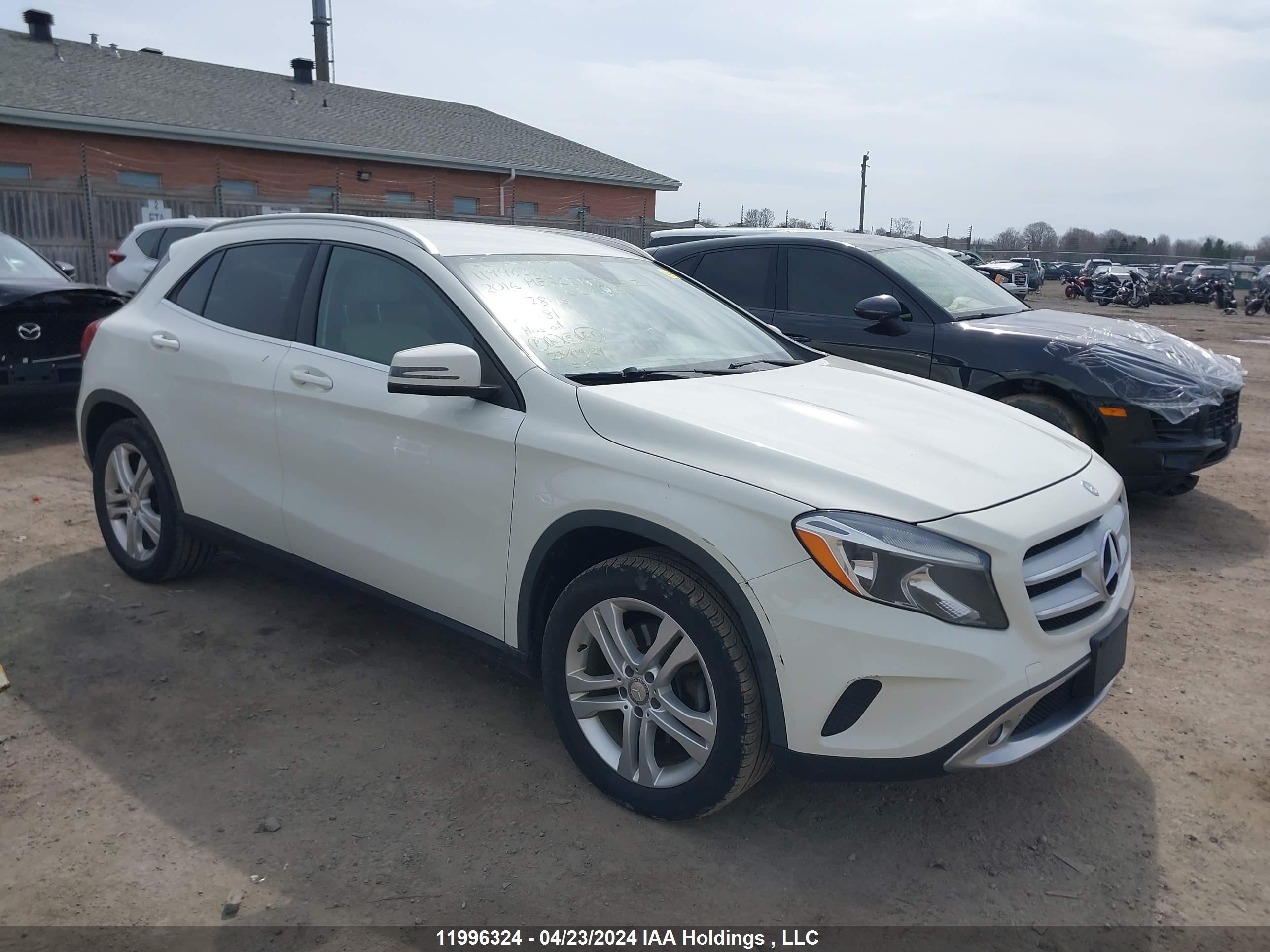 MERCEDES-BENZ GLA-KLASSE 2016 wdctg4gb6gj278116