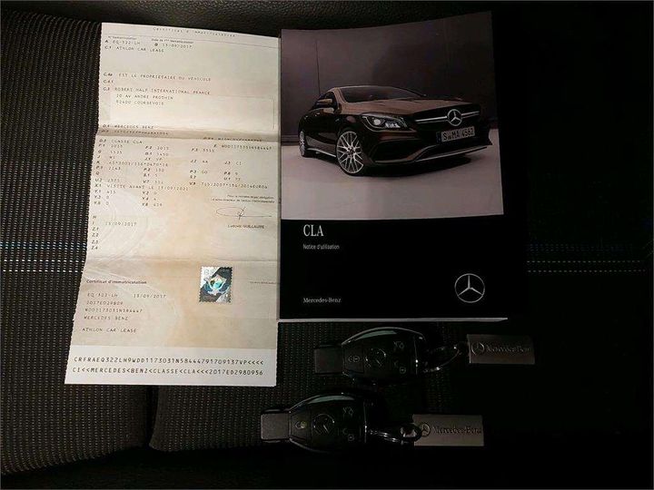 MERCEDES-BENZ CLASSE CLA COUPE 2017 wdd1173031n584447