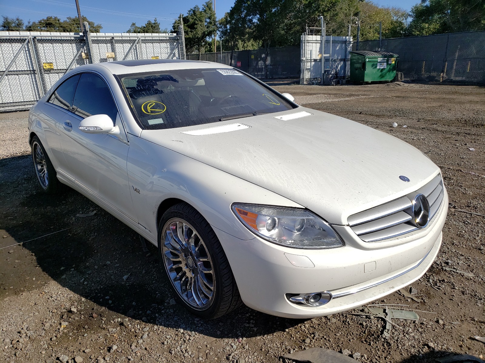 MERCEDES-BENZ CL 600 2008 wddej76x18a012170