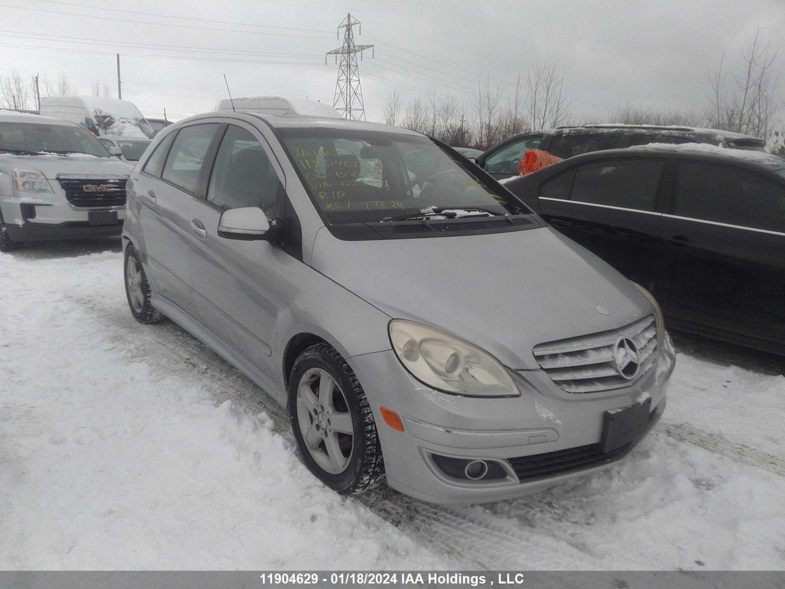 MERCEDES-BENZ B-KLASSE 2006 wddfh33x56j057722