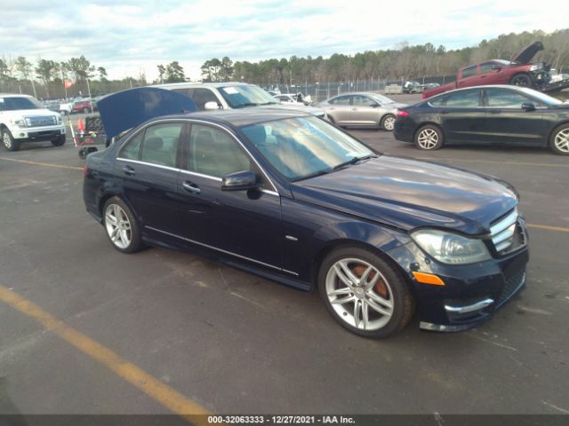 MERCEDES-BENZ C-CLASS 2012 wddgf4hb0ca602265