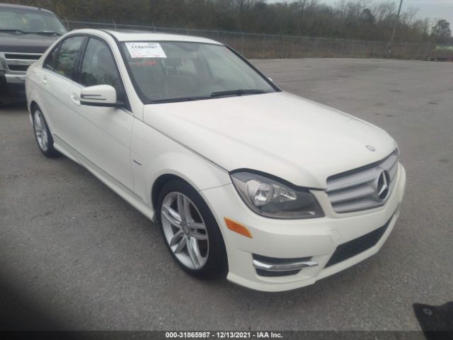 MERCEDES-BENZ C-CLASS 2012 wddgf4hb0ca602735