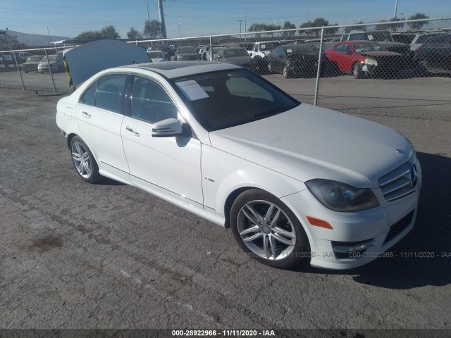 MERCEDES-BENZ C-CLASS 2012 wddgf4hb0ca620233