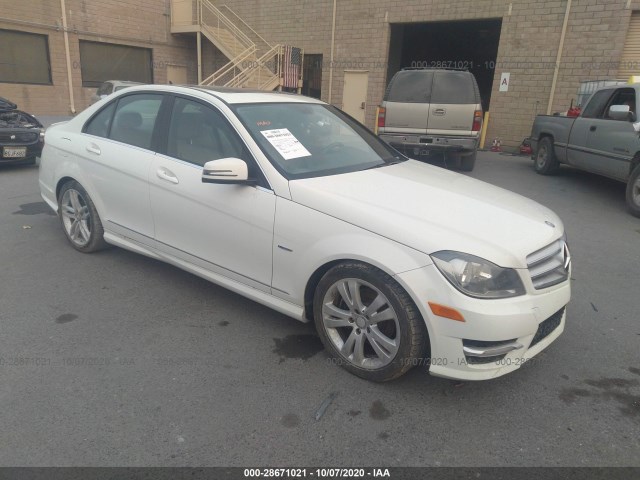 MERCEDES-BENZ C-CLASS 2012 wddgf4hb0ca637484