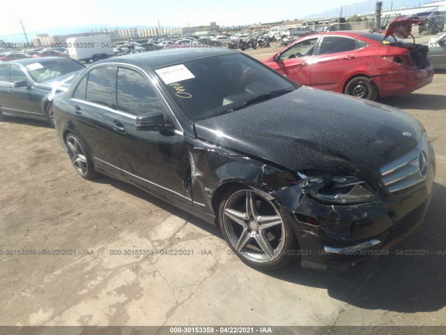 MERCEDES-BENZ C-CLASS 2012 wddgf4hb0ca641101