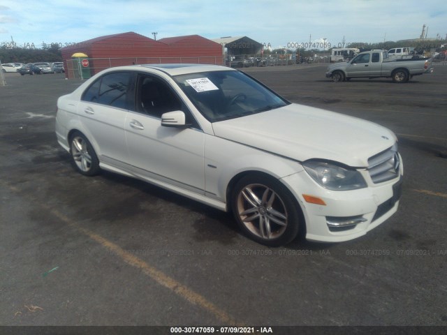 MERCEDES-BENZ C-CLASS 2012 wddgf4hb0ca698348