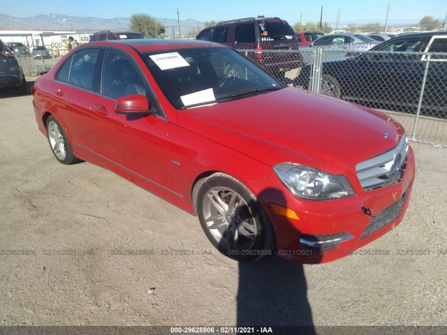 MERCEDES-BENZ C-CLASS 2012 wddgf4hb0cr220898