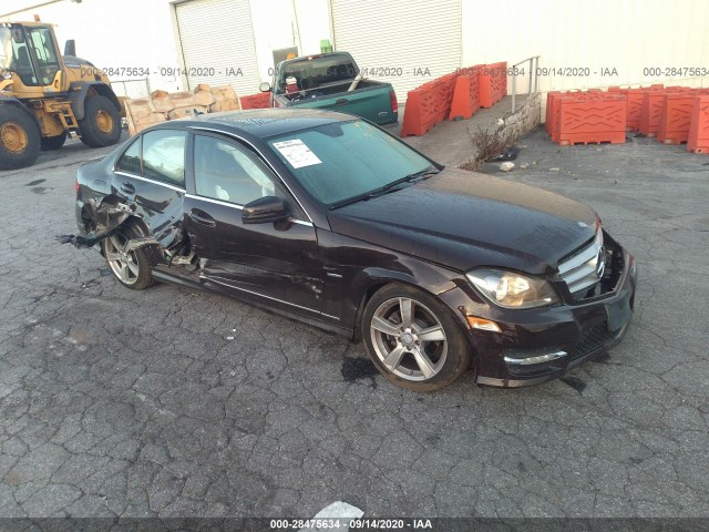 MERCEDES-BENZ C-CLASS 2012 wddgf4hb0cr221985