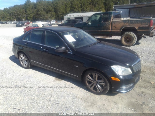 MERCEDES-BENZ C-CLASS 2012 wddgf4hb0cr230086