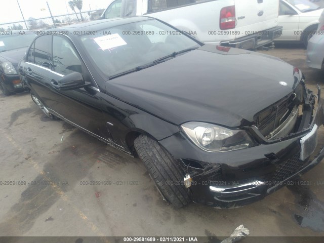 MERCEDES-BENZ C-CLASS 2012 wddgf4hb0cr232615