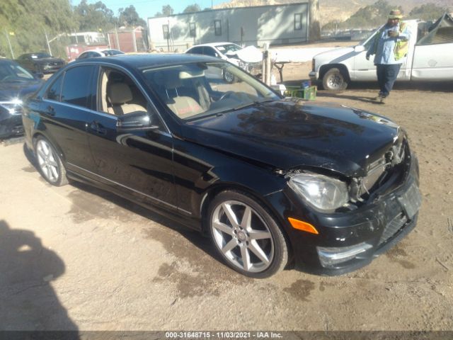 MERCEDES-BENZ C-CLASS 2014 wddgf4hb0ea927128