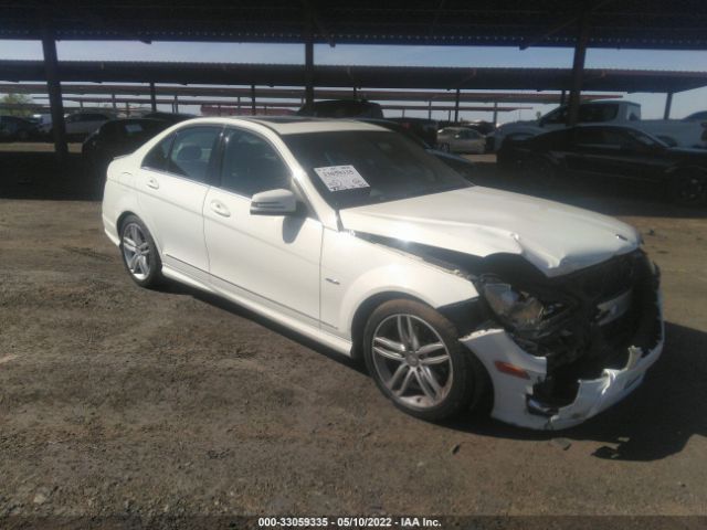 MERCEDES-BENZ C-CLASS 2012 wddgf4hb1ca614358