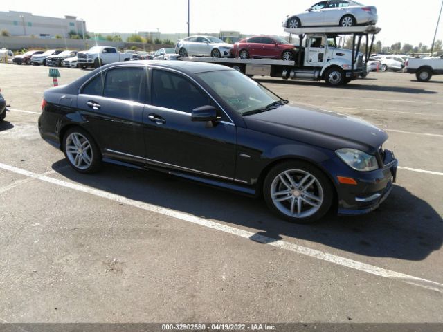 MERCEDES-BENZ C-CLASS 2012 wddgf4hb1ca668078