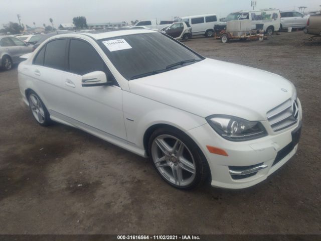 MERCEDES-BENZ C-CLASS 2012 wddgf4hb1cr222885