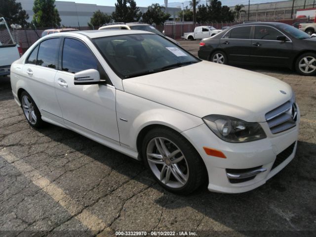 MERCEDES-BENZ C-CLASS 2012 wddgf4hb1cr232736