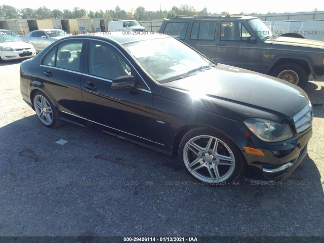 MERCEDES-BENZ C-CLASS 2012 wddgf4hb2ca598817