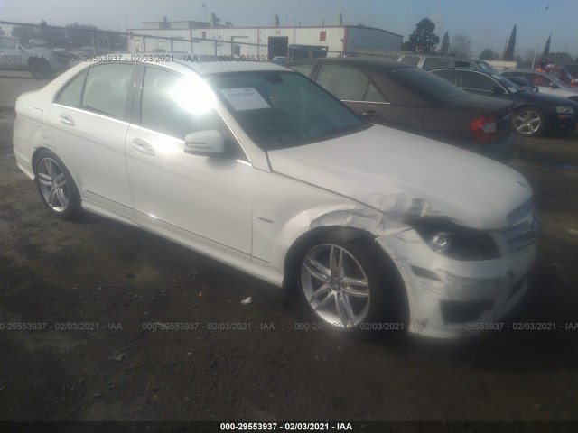 MERCEDES-BENZ C-CLASS 2012 wddgf4hb2ca621657