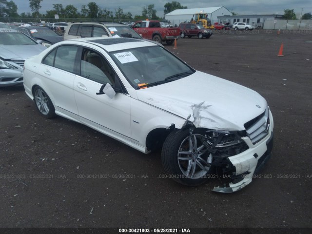 MERCEDES-BENZ C-CLASS 2012 wddgf4hb2ca650284