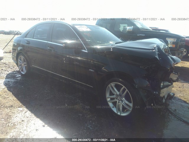 MERCEDES-BENZ C-CLASS 2012 wddgf4hb2ca721452