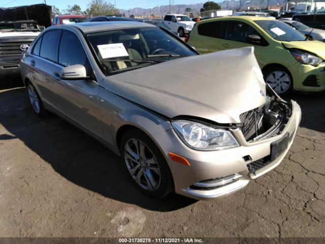 MERCEDES-BENZ C-CLASS 2012 wddgf4hb3ca630707