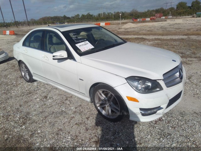 MERCEDES-BENZ C-CLASS 2012 wddgf4hb3ca638628