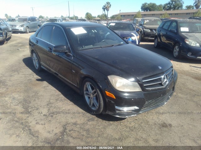 MERCEDES-BENZ C-CLASS 2012 wddgf4hb3ca646468