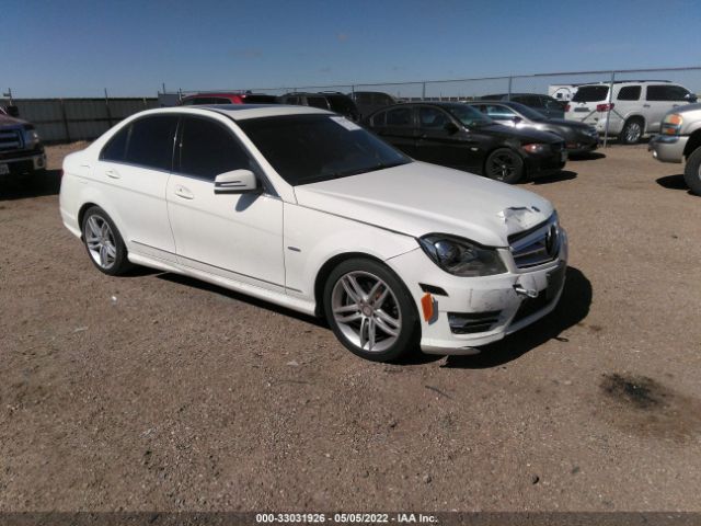 MERCEDES-BENZ C-CLASS 2012 wddgf4hb3ca650231