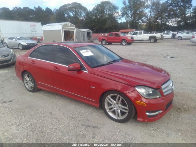 MERCEDES-BENZ C-CLASS 2012 wddgf4hb3ca666025