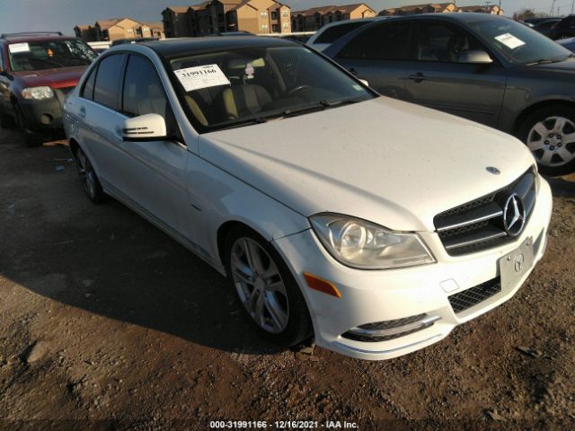 MERCEDES-BENZ C-CLASS 2012 wddgf4hb3cr237324