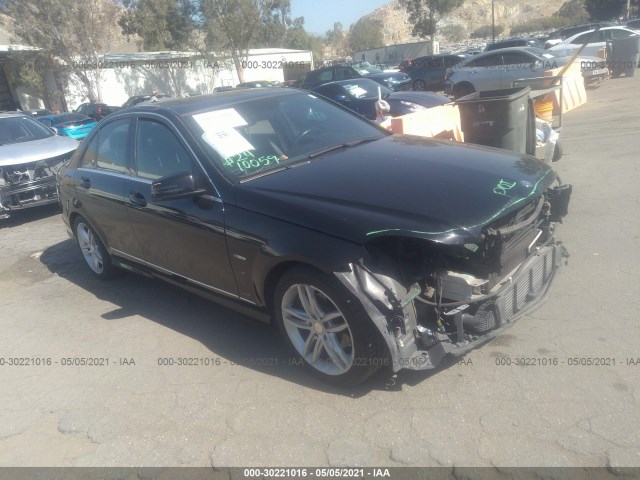 MERCEDES-BENZ C-CLASS 2012 wddgf4hb4ca607274