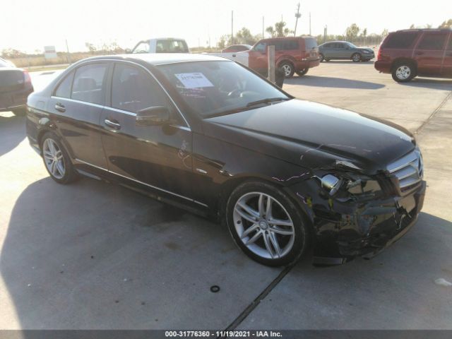 MERCEDES-BENZ C-CLASS 2012 wddgf4hb4ca641926