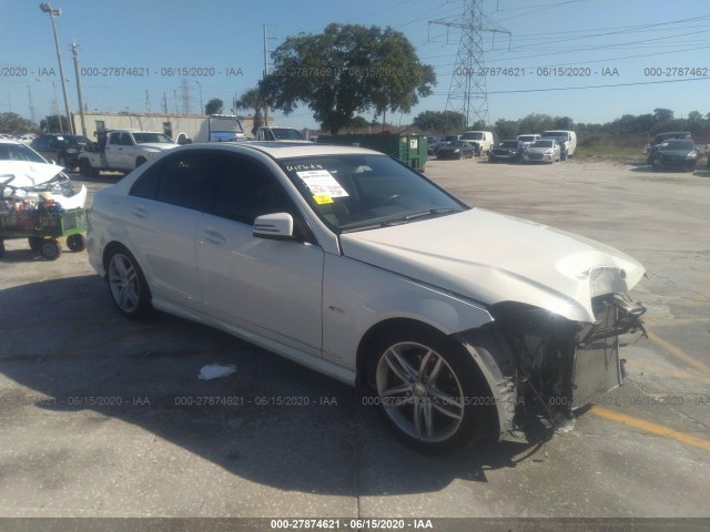 MERCEDES-BENZ C-CLASS 2012 wddgf4hb4ca646138