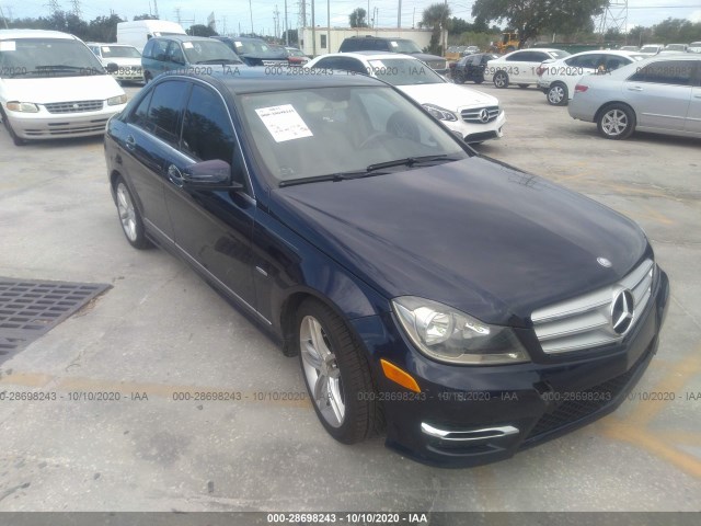 MERCEDES-BENZ C-CLASS 2012 wddgf4hb4cr214201