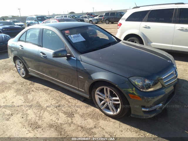 MERCEDES-BENZ C-CLASS 2012 wddgf4hb4cr219477