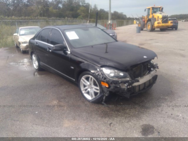 MERCEDES-BENZ C-CLASS 2012 wddgf4hb4cr232455