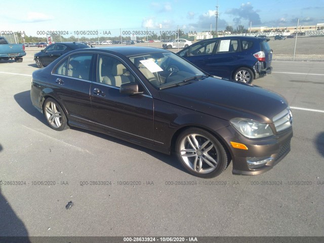 MERCEDES-BENZ C-CLASS 2013 wddgf4hb4dr261598