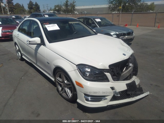 MERCEDES-BENZ C-CLASS 2012 wddgf4hb5ca601984