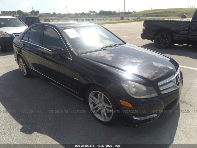 MERCEDES-BENZ C-CLASS 2012 wddgf4hb5ca617537