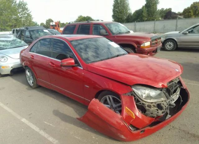 MERCEDES-BENZ C-CLASS 2012 wddgf4hb5ca638727