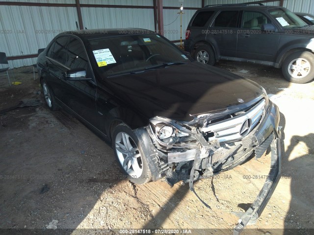 MERCEDES-BENZ C-CLASS 2012 wddgf4hb5ca645452