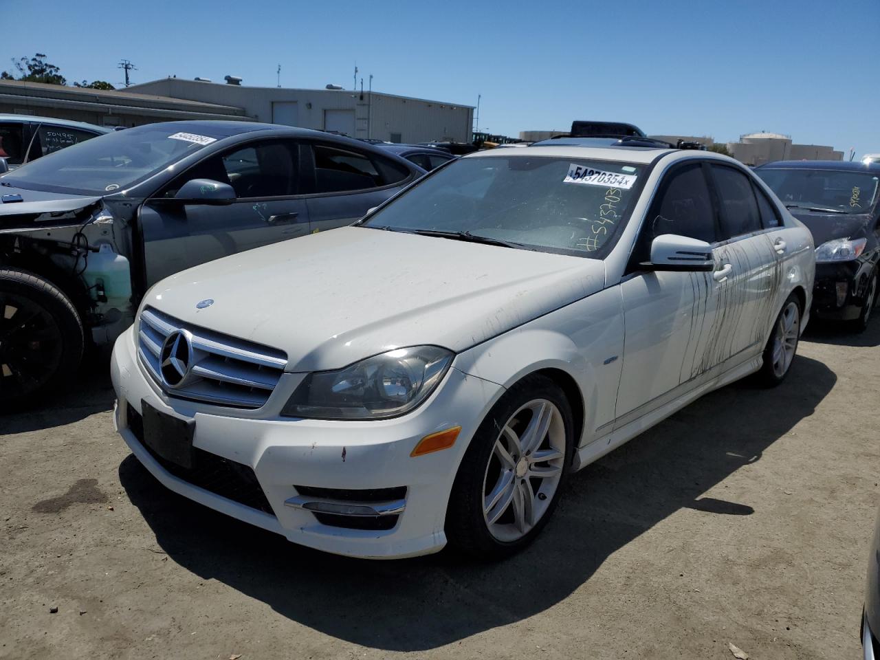 MERCEDES-BENZ C-KLASSE 2012 wddgf4hb5ca674255