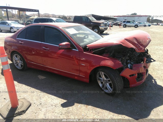 MERCEDES-BENZ C-CLASS 2012 wddgf4hb5cr203305